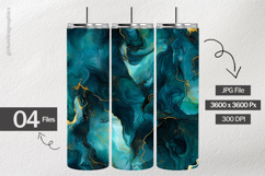 Swirling Ocean Digital Papers - 04 Variations Product Image 2
