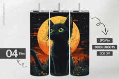 Scary Cat Digital Papers - 04 Variations Product Image 2