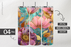 Floral Pattern Digital Papers - 04 Variations Product Image 2