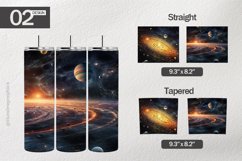 Space Tumbler Wrap| Tumbler Sublimation Wrap Product Image 1