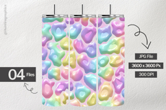 Holographic Leopard Digital Papers - 04 Variations Product Image 2