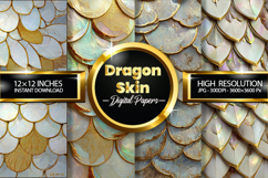 Dragon Skin Digital Papers - 04 Variations Product Image 1