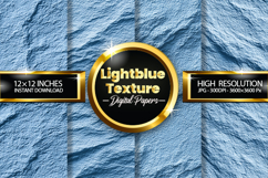 Light Blue Texture Digital Papers - 04 Variations Product Image 1