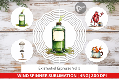 Existential Espresso Wind Spinner Product Image 1