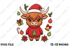 Christmas Design Bundle, Funny Christmas Sublimation PNG Product Image 2