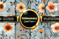 Shimmery Digital Papers - 04 Variations Product Image 1