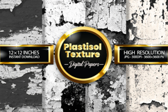 Plastisol Texture Digital Papers - 04 Variations Product Image 2