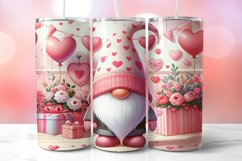 Valentine&#039;s Day Gnome Tumbler Wrap|Valentine Tumbler Wrap Product Image 1