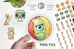 Sarcastic Beach Gear Sticker Product Image 1