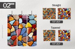 Stones Background Tumbler Wrap| Tumbler Sublimation Wrap Product Image 1