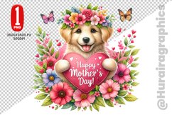 Cute Dog Clipart - PNG File Product Image 1