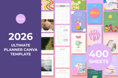 Ultimate 2026 Planner Canva Template | Planner Bundle Product Image 1