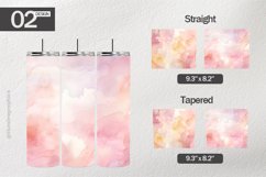 Watercolor Tumbler Wrap| Tumbler Sublimation Wrap Product Image 1