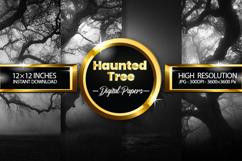 Haunted Tree Digital Papers - 04 Variations Product Image 1