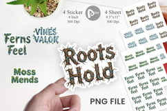 Botanical Nature Recovery Sticker Product Image 1