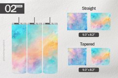 Watercolor Bright Soft Tumbler Wrap| Tumbler Sublimation Product Image 1