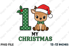 My First Christmas PNG Sublimation Product Image 1