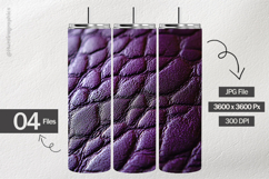 Purple Leather Digital Papers - 04 Variation Product Image 2