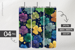 Green Clovers Digital Papers - 04 Variations Product Image 2