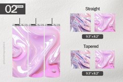 Violet Holographic Tumbler Wrap| Tumbler Sublimation Wrap Product Image 1