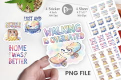 Reluctant Explorer Quotes Sticker Product Image 1