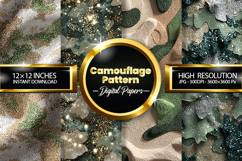 Camouflage Digital Papers - 04 Variations Product Image 1