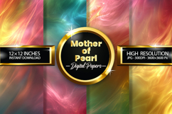 Mother Of Pearl Digital Papers - 04 Variations Product Image 1
