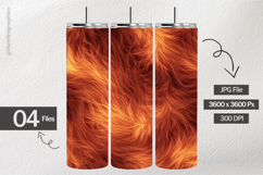 Fur Flames Digital Papers - 04 Variations Product Image 2