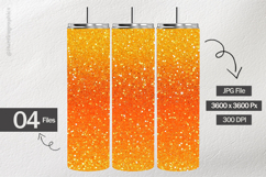 Orange Glitter Digital Papers - 04 Variations Product Image 2