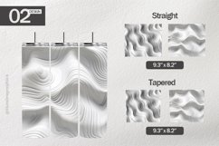 Abstract Wave Tumbler Wrap| Tumbler Sublimation Wrap Product Image 1