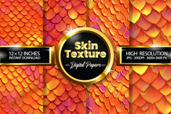 Skin Texture Digital Papers - 04 Variations Product Image 1