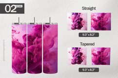 Smoke Tumbler Wrap| Tumbler Sublimation Wrap Product Image 1