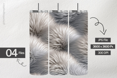 Fur Silver Digital Papers - 04 Variation Product Image 2
