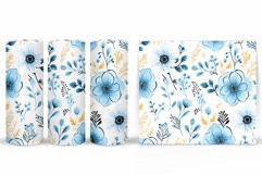 Flowers Tumbler Wrap Design. Sublimation Tumbler Flowers Product Image 2