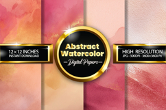 Abstract Watercolor Digital Papers - 04 Variation Product Image 1