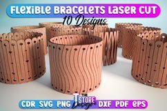 Flexible Bracelets Laser Cut SVG Bundle|Bracelets SVG Design Product Image 1