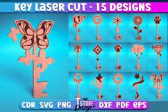 Key Laser Cut SVG | Home Laser Cut SVG Design |Key Designs Product Image 1