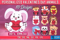 Personalized Valentines Day Animals Laser Cut Bundle Product Image 1