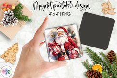 Magnet Sublimation | Watercolour Christmas Magnet Product Image 1