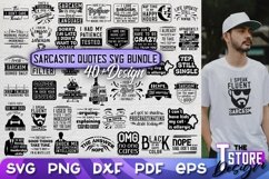 Sarcastic Quotes SVG Bundle | Funny Quotes SVG | T Shirt v.1 Product Image 1