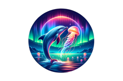 Cute Dolphin Clipart - PNG File Product Image 1