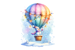 Snow Men Clipart- PNG File Product Image 1