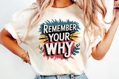 Remember your why SVG | Quotes| SVG Cut Files Product Image 2