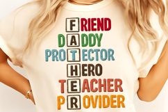 Father's Day PNG Bundle, Faux Yarn Dad PNG Bundle, Best Dad Product Image 7