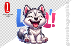 Cute Dog Clipart - PNG File Product Image 1