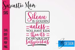 Sarcastic Mom SVG Bundle|Sassy Quotes SVG Design|Mum SVG v.1 Product Image 16