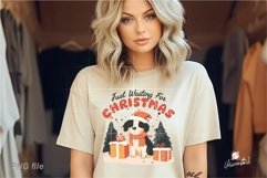 Just Waiting For Christmas PNG Sublimation Product Image 1