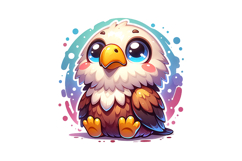 Cute Eagle Clipart - PNG File Product Image 2