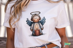 Whimsical Blue Christmas Clipart Product Image 5