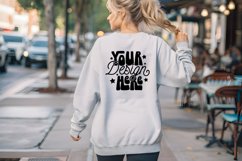 Gildan 18000 Crewneck Mockup, Oversized Mockup Model Mockup Product Image 1